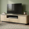 Тумба під телевізор Perfect Home Torro 3D/200 200x54,9x38,1 Дуб кремона/Чорний (PFH-091417)