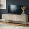 Тумба під телевізор Perfect Home Zova RTV168 168х56х39 Кашемір (золоті ніжки) (PFH-091275)