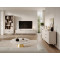 Комод з телескопічними напрямними Perfect Home Lante 6S/163 163,2x81,2x38 Бежевий (чорні ніжки) (PFH-091174)