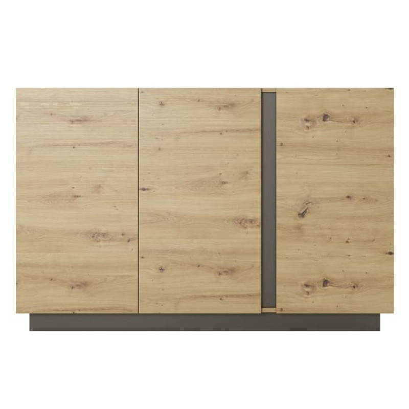 Комод Perfect Home Marco 3D/138 138,2x90,5x40 Дуб артизан/Графіт (PFH-091062)