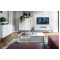 Комод з телескопічними напрямними Perfect Home Nova KSZ104 2D2S 104x63x39 Білий (чорні ніжки) (PFH-091216)
