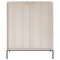 Комод високий Perfect Home Nova K104 2D 104x125x39 Кашемір (чорні ніжки) (PFH-091236)
