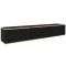Тумба під телевізор навісна Perfect Home Oro RTV175 MDF 3D 175х30х32 Чорний (PFH-091367)
