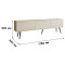 Тумба під телевізор Perfect Home Oro RTV175 3D 175х53х32 Бежевий (чорні ніжки) (PFH-091337)
