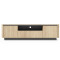 Тумба під телевізор Perfect Home Torro 3D/200 200x54,9x38,1 Дуб кремона/Чорний (PFH-091417)