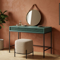 Стіл туалетний Perfect Home Nova з 2 шухлядами та чорними ніжками T104 104х77х50 см Лабрадор (PFH-091505)