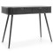 Туалетний столик з телескопічними напрямними Perfect Home Zova T103 103x80x49 см Чорний (чорні ніжки) (PFH-091374)