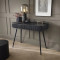 Туалетний столик з телескопічними напрямними Perfect Home Zova T103 103x80x49 см Чорний (чорні ніжки) (PFH-091374)