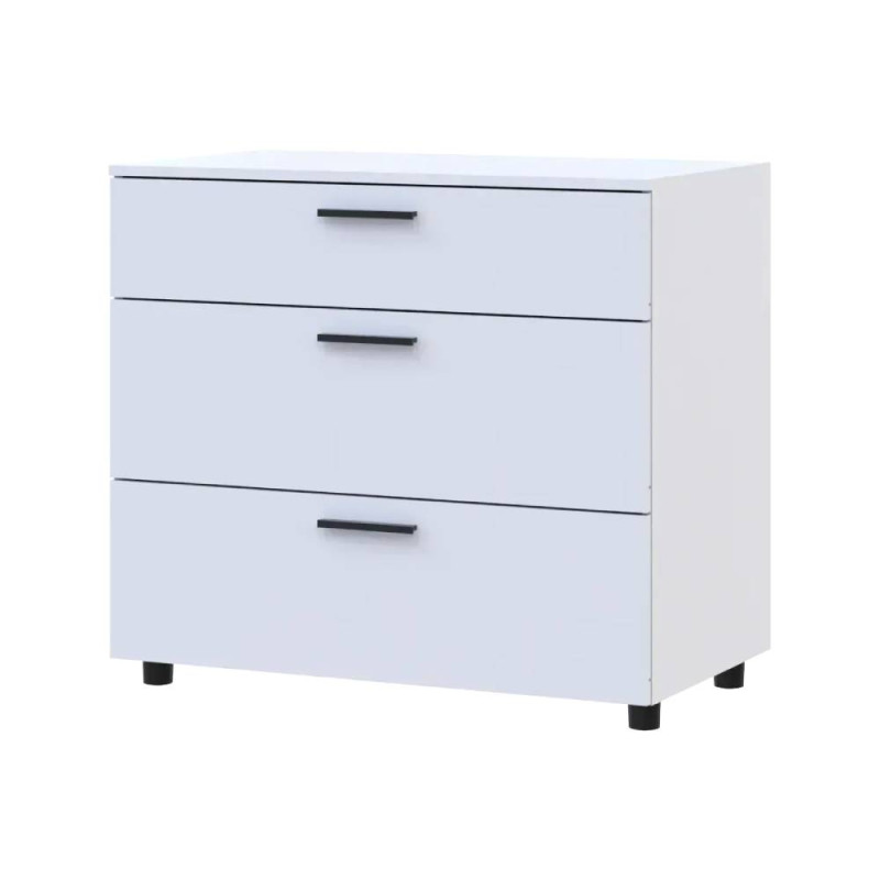 Комод Doros Торн Білий 3Ш 90х51.6х80 (DRS-012093)
