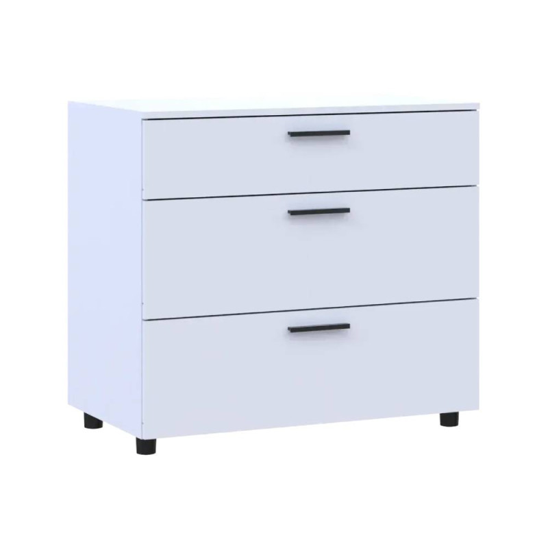 Комод Doros Торн Білий 3Ш 90х51.6х80 (DRS-012093)