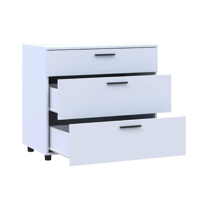 Комод Doros Торн Білий 3Ш 90х51.6х80 (DRS-012093)