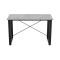 Письмовий стіл Ferrum-decor Драйв 750x1400x700 Чорний метал ДСП Бетон 16 мм (FRD-103198)