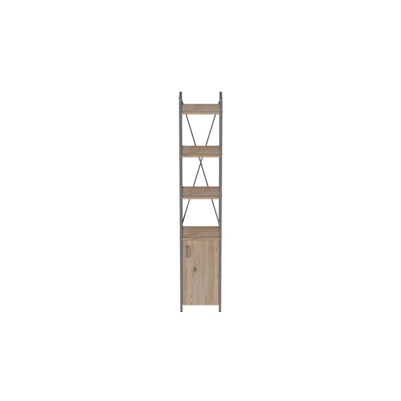 Етажерка 4/34 Ferrum-decor Серії Конект з тумбою 179x34x28 Сірий ДСП Сан-Марино (FRD-104478)