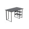 Комп'ютерний стіл Ferrum-decor Кевін 75x120x60 чорний ДСП Сосна Кембра 32мм (FRD-103808)