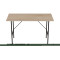Стіл письмовий Line Тайм Ferrum-decor 750x1200x600 Чорний метал ДСП Дуб Сонома 16 мм (FRD-104888)