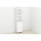 Этажерка 3/34 Ferrum-decor Серии Конект с тумбой 144x34x28 Белый ДСП Белое (FRD-104428)