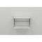 Полка настенная Ferrum-decor Букин 330x700x240 металл Серый ДСП Белое 16 мм (FRD-102898)