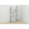 Етажерка 4/60 Ferrum-decor Серії Конект 120x60x28 сірий ДСП Біле 16мм (FRD-104248)
