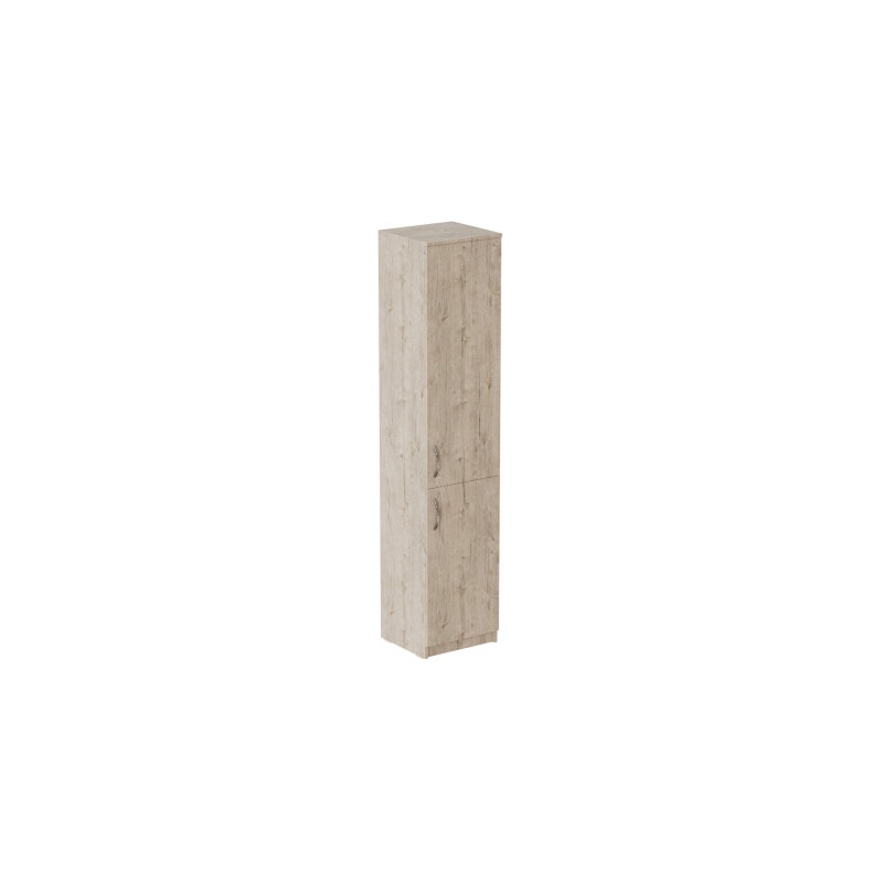 Пенал Анжело Ferrum-decor на 5 полиць із 2 дверима 1900x400x380 ДСП Дуб Сан-Марино 16 мм (FRD-104918)