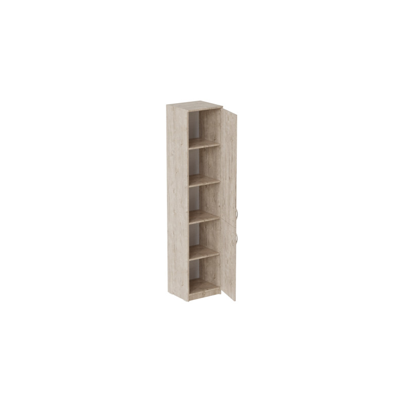 Пенал Анжело Ferrum-decor на 5 полиць із 2 дверима 1900x400x380 ДСП Дуб Сан-Марино 16 мм (FRD-104918)