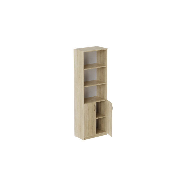 Шкаф Анжело Ferrum-decor на 5 полок с 2 дверями 1900x600x380 ДСП Дуб Сонома 16 мм (FRD-104998)