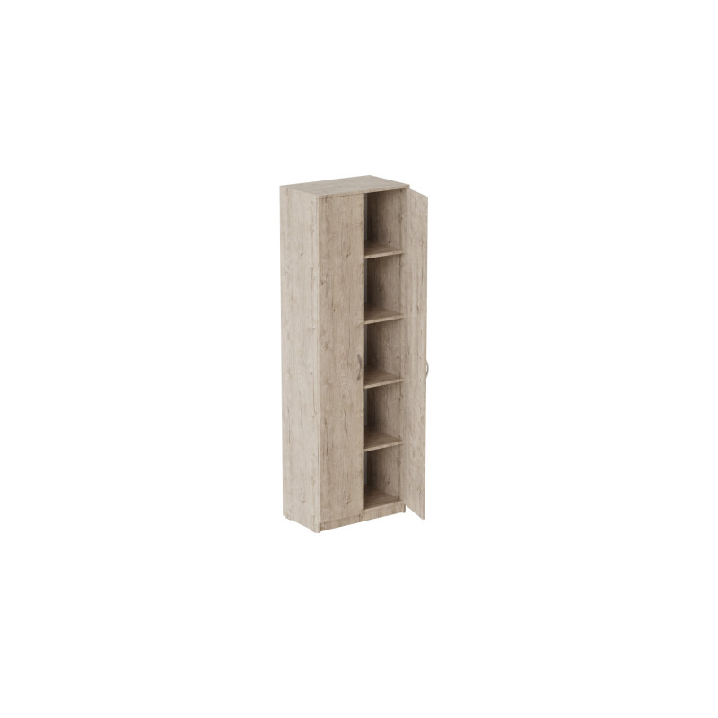 Шкаф Анжело Ferrum-decor на 5 полок 2 двери 1900x600x380 ДСП Дуб Сан-Марино 16 мм (FRD-104978)