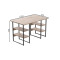 Компьютерный стол Ferrum-decor Карэн 75x120x70 черный ДСП Дуб Сан-Марино 32мм (FRD-102068)