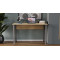 Письмовий стіл Ferrum-decor Курт 75x100x60 сірий ДСП Дуб Сонома 16мм (FRD-101828)