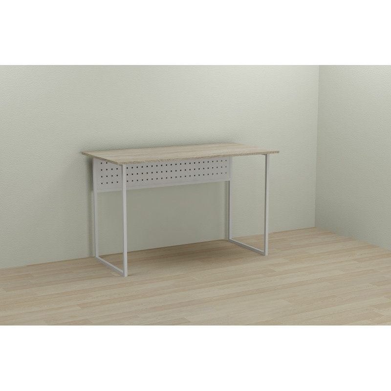 Письменный стол Ferrum-decor Майк 75x100x60 белый ДСП Дуб Сонома 16мм (FRD-101298)