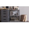 Етажерка 3/60 Ferrum-decor Серії Конект 73x60x28 сірий ДСП Бетон 16мм (FRD-105546)