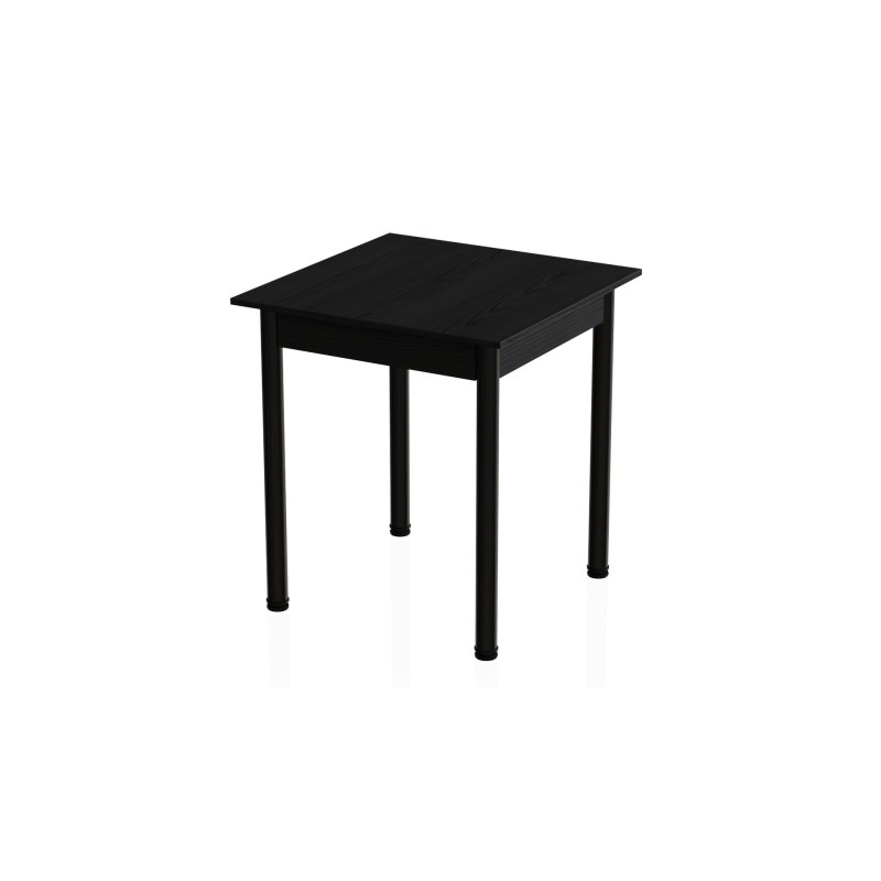 Стол кухонный Ferrum-decor Агата 75x90x90 Черный ДСП Сосна Кембра 16мм (FRD-105686)