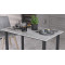 Стіл універсальний Knap Ferrum-decor 750x1200x700 Чорний метал ДСП Бетон 16 мм (FRD-106376)