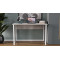 Стіл письмовий Курт Ferrum-decor 75x100x60 Білий метал ДСП Бетон 16 мм (FRD-106616)