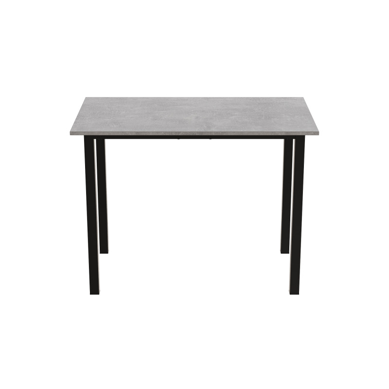 Стіл універсальний Knap Ferrum-decor 750x1200x700 Чорний метал ДСП Бетон 16 мм (FRD-106376)