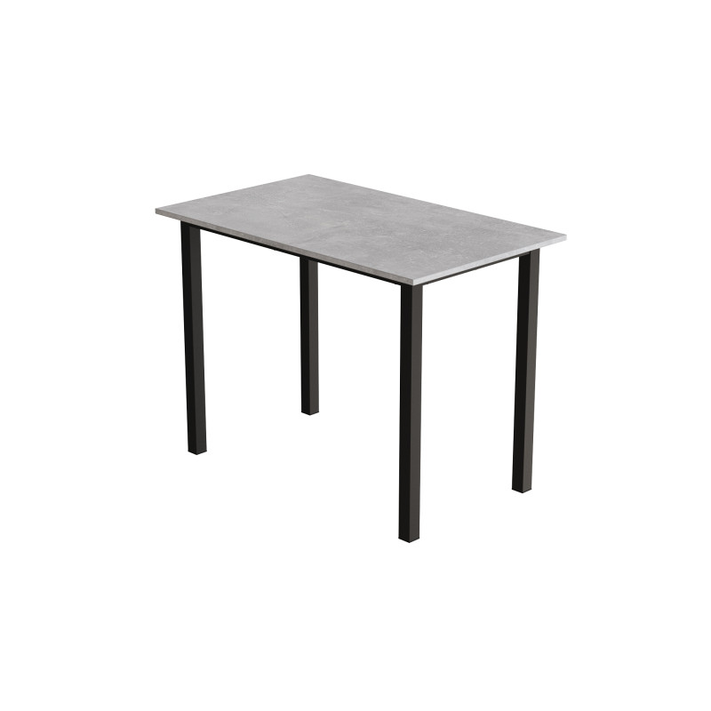 Стіл універсальний Knap Ferrum-decor 750x1200x700 Чорний метал ДСП Бетон 16 мм (FRD-106376)
