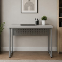 Стіл письмовий Майк Ferrum-decor 75x100x70 Сірий метал ДСП Кашемір 32 мм (FRD-108320)