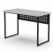 Стіл письмовий Майк Ferrum-decor 75x140x70 Чорний метал ДСП Кашемір 32 мм (FRD-108330)