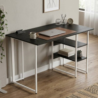 Комп'ютерний стіл Ferrum-decor Кевін 75x140x60 білий ДСП Сосна Кембра 32мм (FRD-101268)