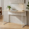 Письмовий стіл Ferrum-decor Майк 75x140x60 білий ДСП Дуб Сонома 16мм (FRD-101318)