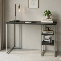 Комп'ютерний стіл Ferrum-decor Кевін 75x140x60 сірий ДСП Сосна Кембра 32мм (FRD-101738)