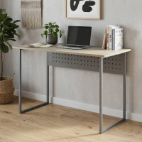 Письмовий стіл Ferrum-decor Майк 75x100x60 сірий ДСП Дуб Сонома 16мм (FRD-101768)