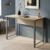 Письмовий стіл Ferrum-decor Курт 75x140x60 сірий ДСП Дуб Сонома 16мм (FRD-101848)