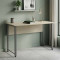 Письменный стол Ferrum-decor Курт 75x120x70 серый ДСП Дуб Сонома 16мм (FRD-101868)