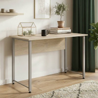 Письмовий стіл Ferrum-decor Курт 75x140x70 сірий ДСП Дуб Сонома 16мм (FRD-101878)