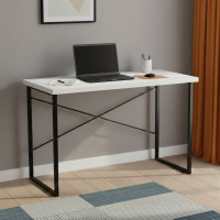 Письменный стол Ferrum-decor Дейв 76x120x60 черный ДСП Белое 32мм (FRD-101978)