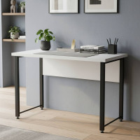 Письмовий стіл Ferrum-decor Курт 76x120x60 чорний ДСП Біле 32мм (FRD-102028)
