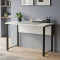 Письмовий стіл Ferrum-decor Курт 76x120x60 чорний ДСП Біле 32мм (FRD-102028)