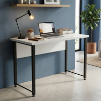 Письмовий стіл Ferrum-decor Курт 76x140x70 чорний ДСП Біле 32мм (FRD-102038)
