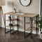 Компьютерный стол Ferrum-decor Карэн 75x120x60 черный ДСП Дуб Сан-Марино 32мм (FRD-102048)