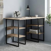 Комп'ютерний стіл Ferrum-decor Карен 75x140x60 чорний ДСП Дуб Сан-Марино 32мм (FRD-102058)